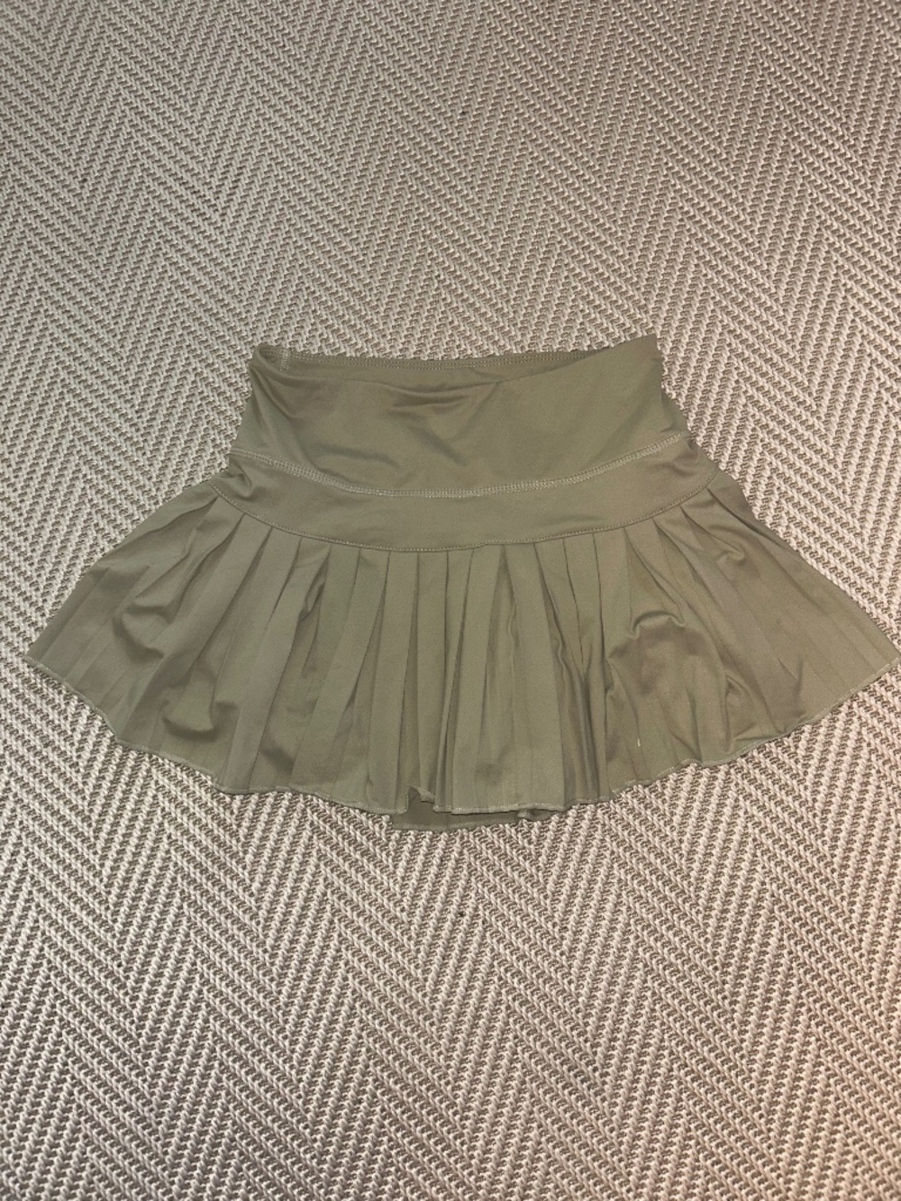 sage gold hinge skirt